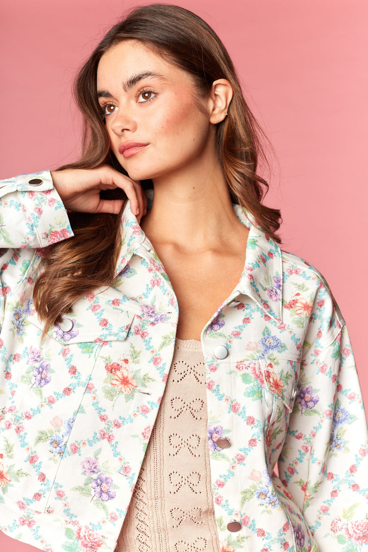 Jacket Floral Whimsy