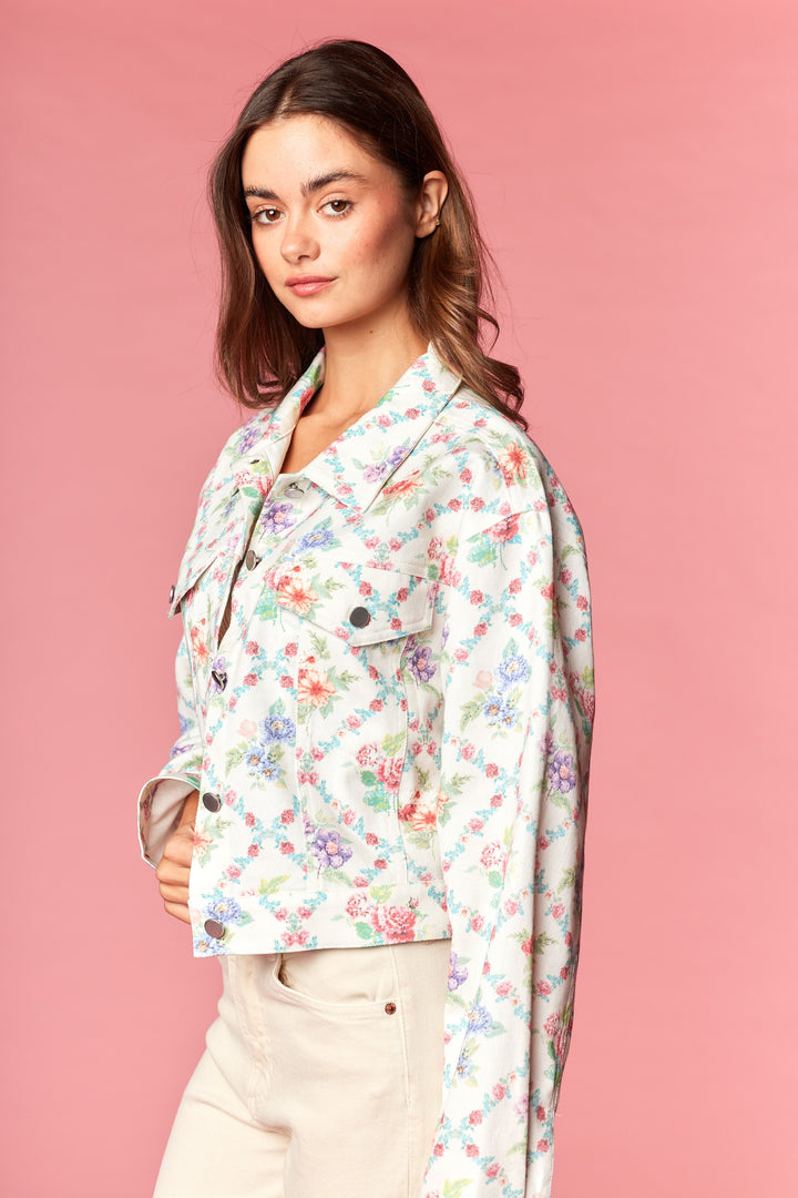Jacket Floral Whimsy