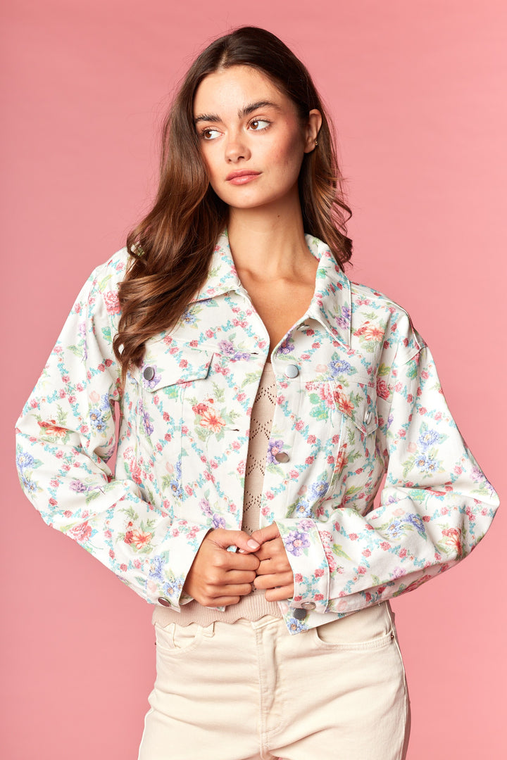 Jacket Floral Whimsy