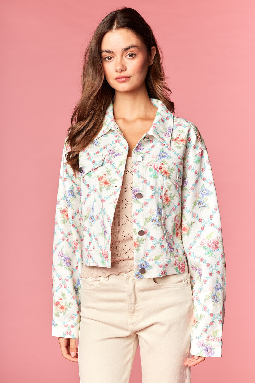 Jacket Floral Whimsy