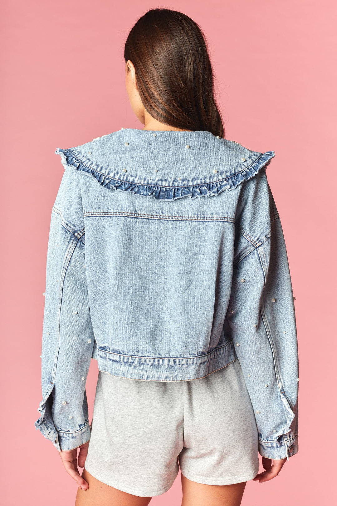 Jacket Pearl Flowers