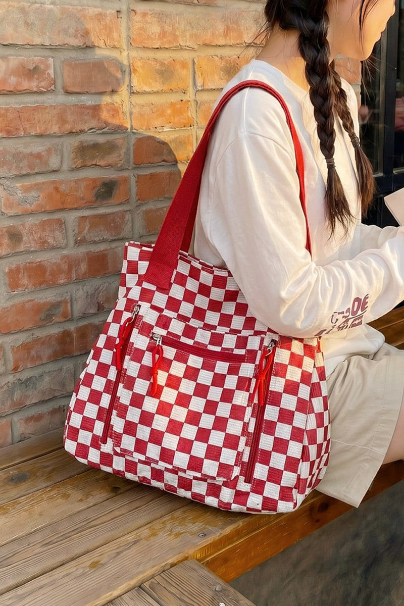 Bolso Pretty Check Red