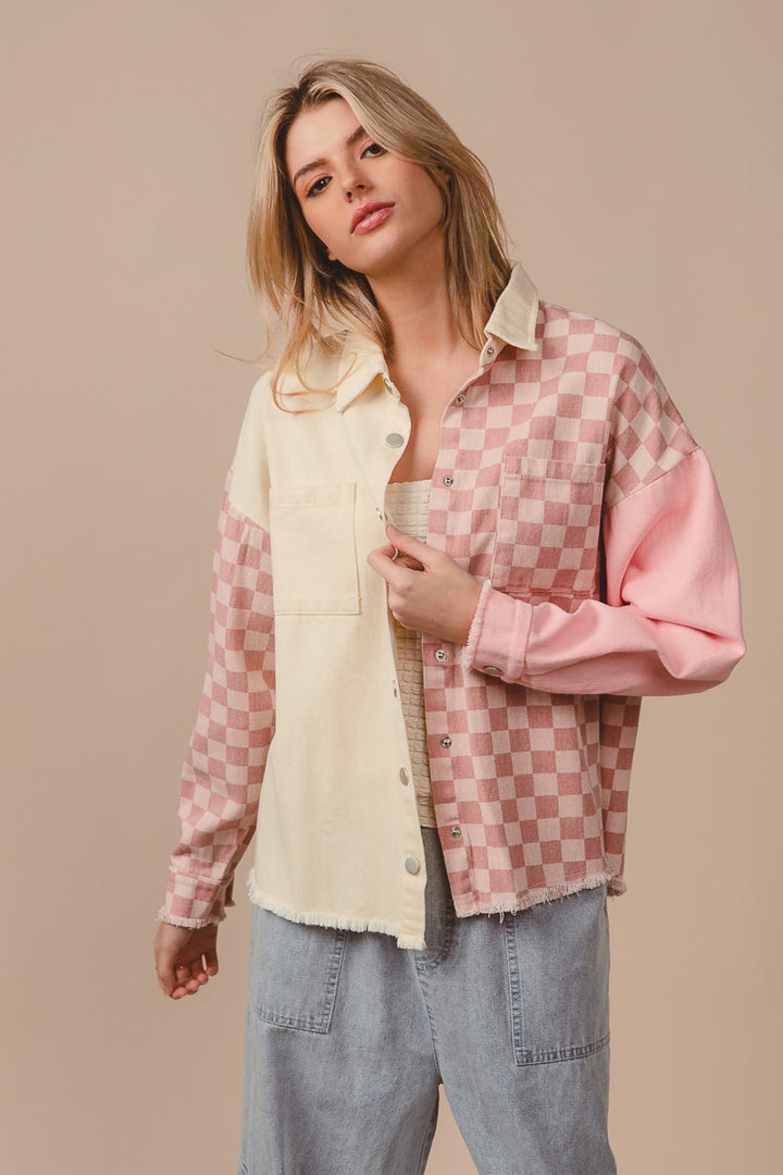 Jacket Rosy Checker