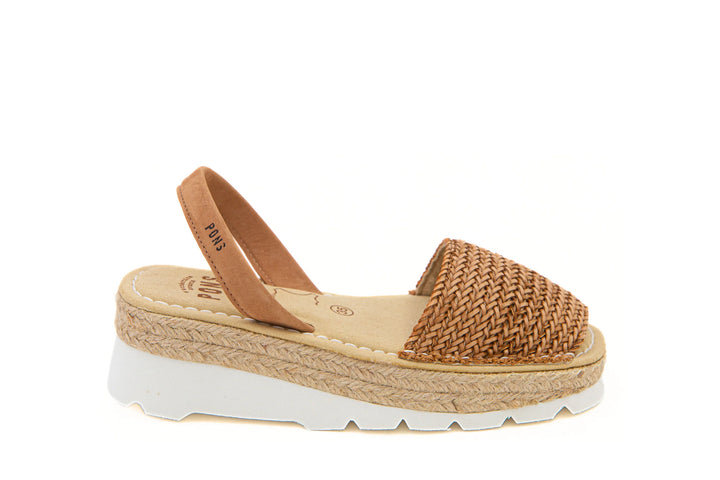 Sandalias Baviera Trenza Taupe