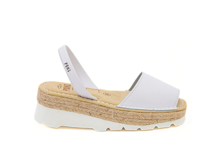 Sandalias Baviera Natur Blanco