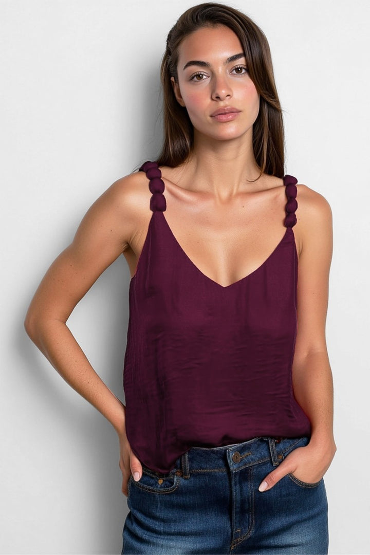 Blusa Alma Burgandy