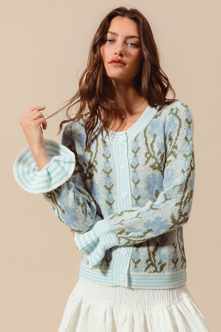 Cardigan Icy Bloom