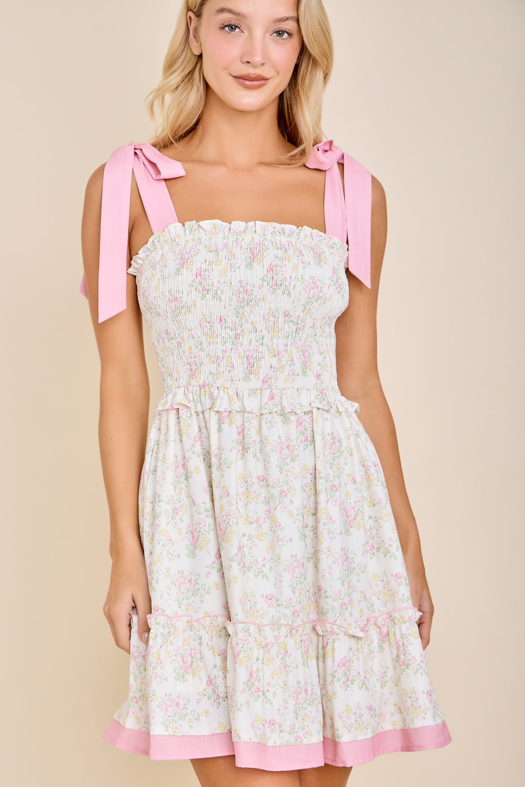 Vestido Emma Rosado