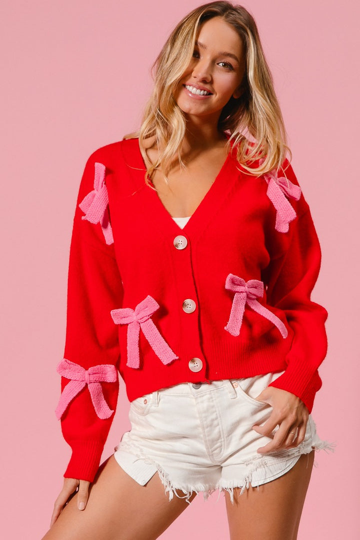 Cardigan Pink Ribbon