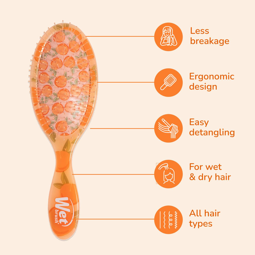 Cepillo Wet Brush Detangler Peach