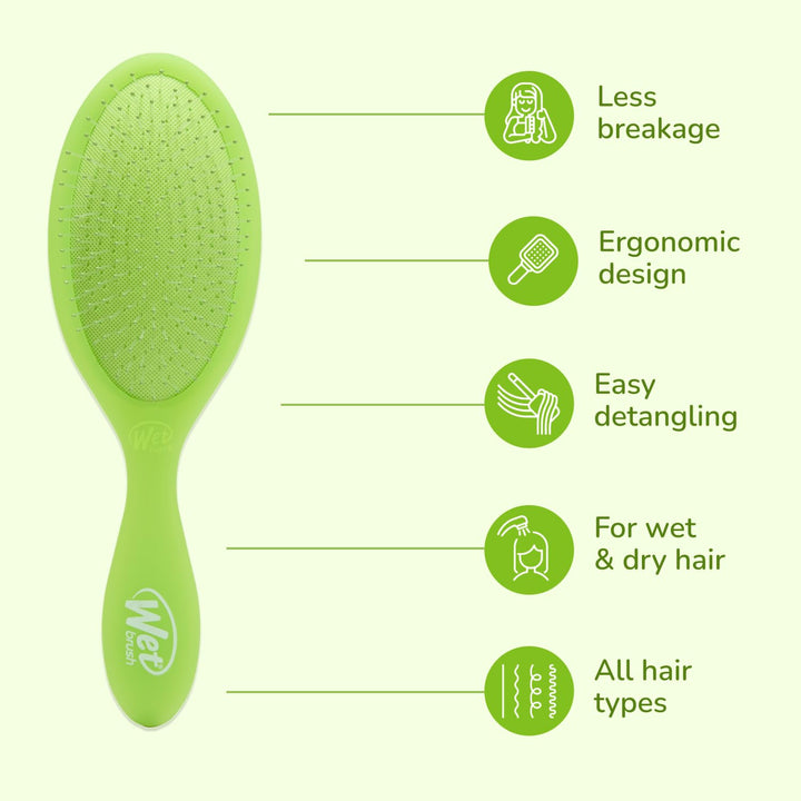 Cepillo Wet Brush Detangler Summer-Lime