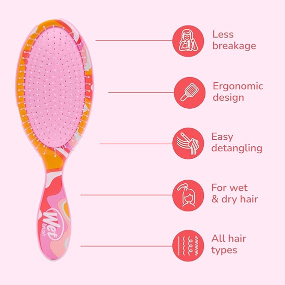 Cepillo Wet Brush Detangler Summer Ice Cream