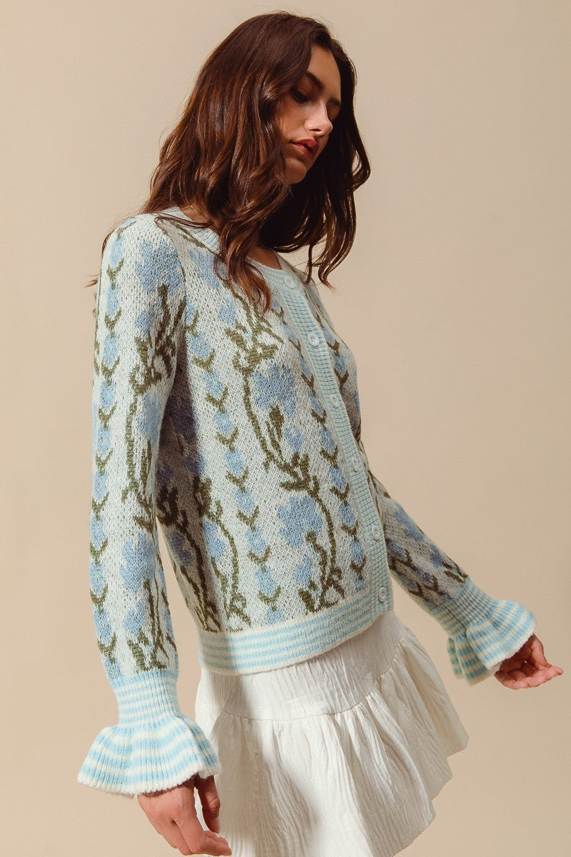 Cardigan Icy Bloom