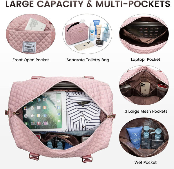 Travel Bag Paris Pink