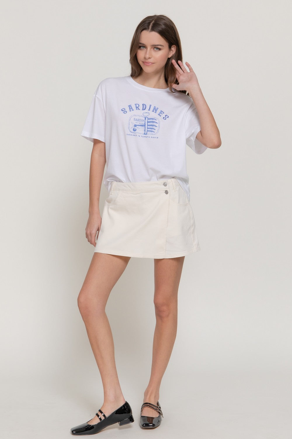 Blusa Sardines White