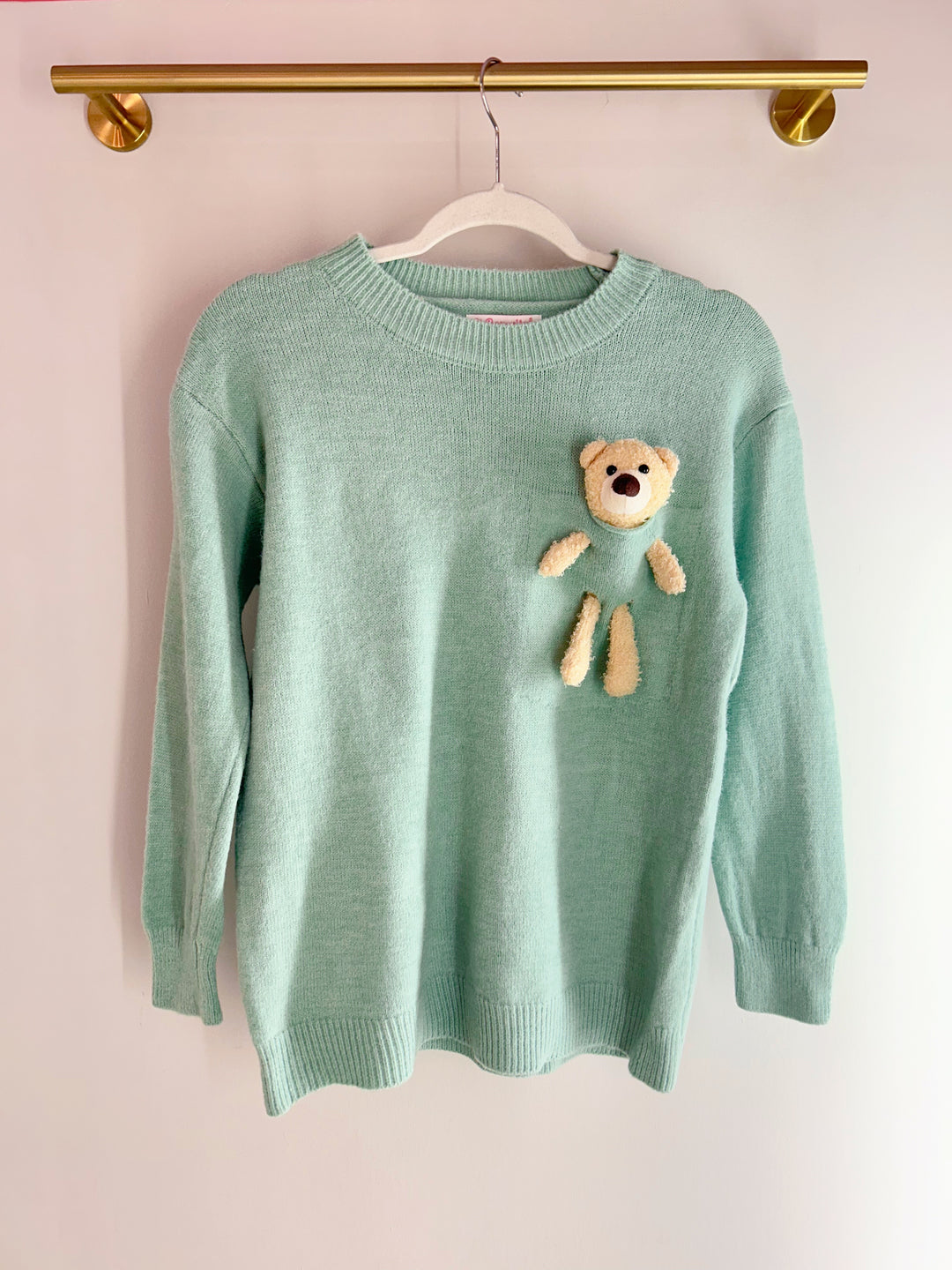 Sweater Baby Bear Mint