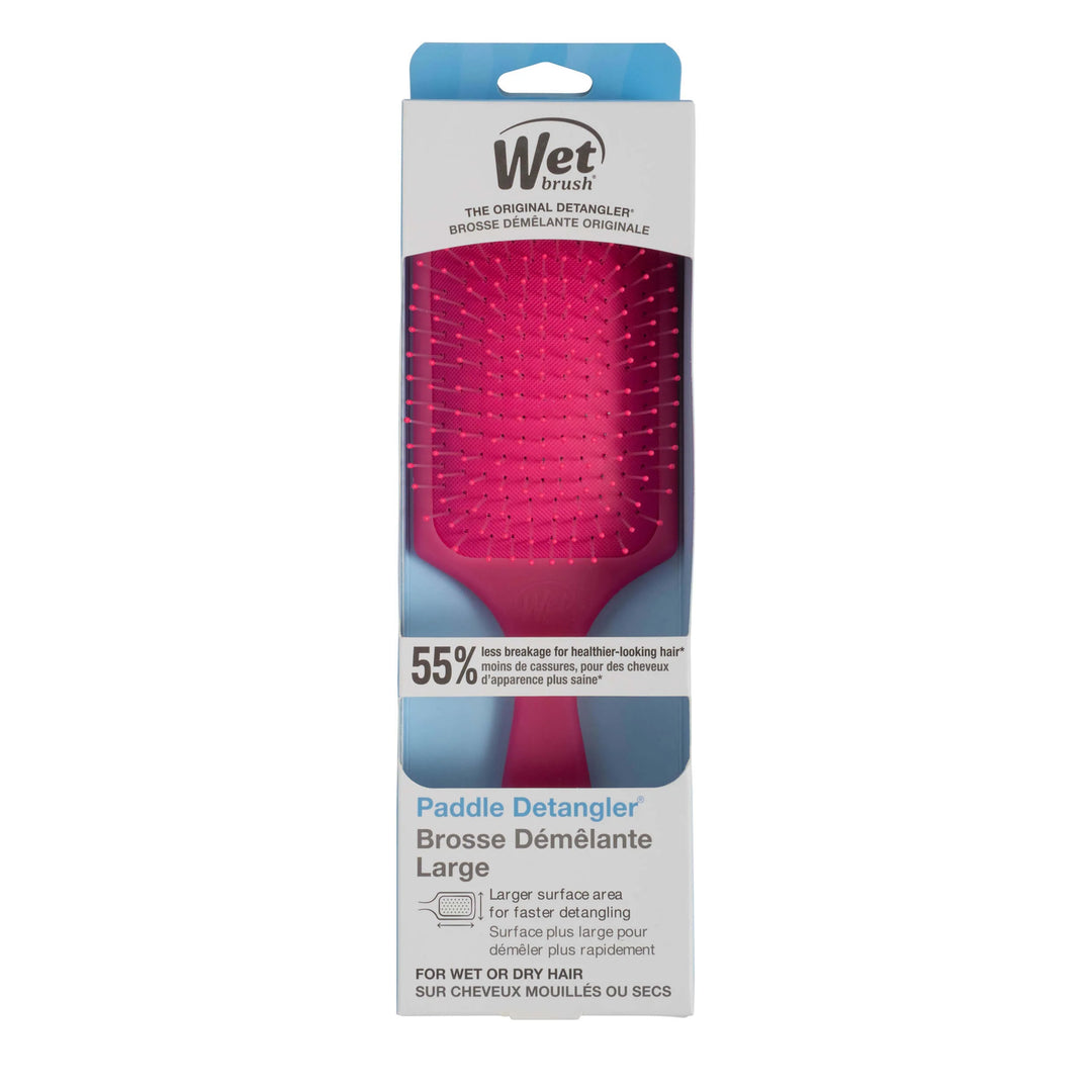Cepillo Wet Brush Paddle Detangler-Frost Pink