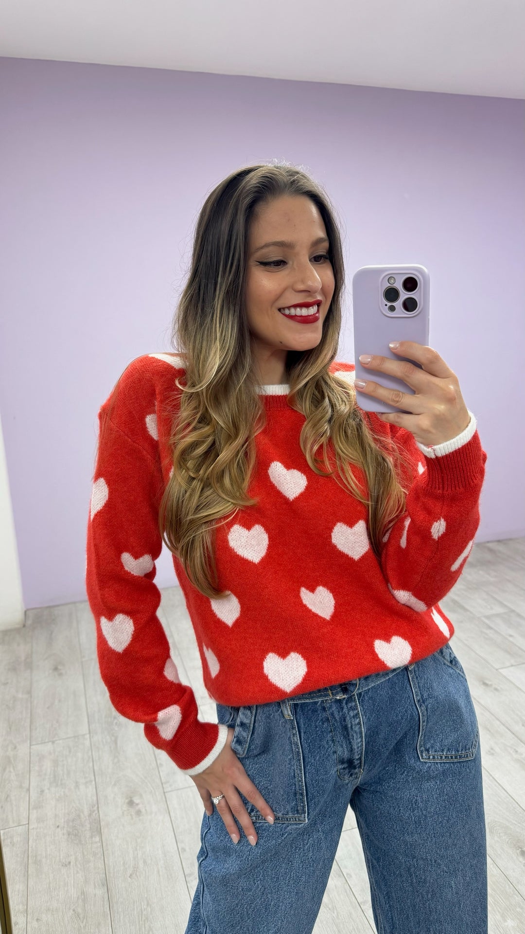 Sweater Christmas Love Rojo