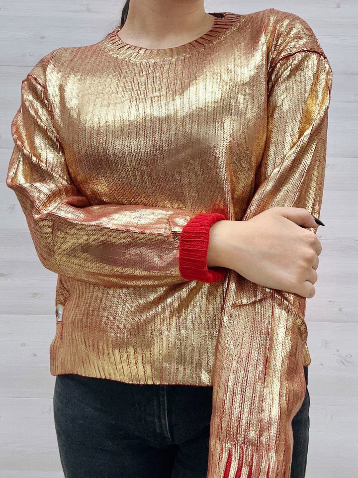 Sweater Charlotte Gold Red