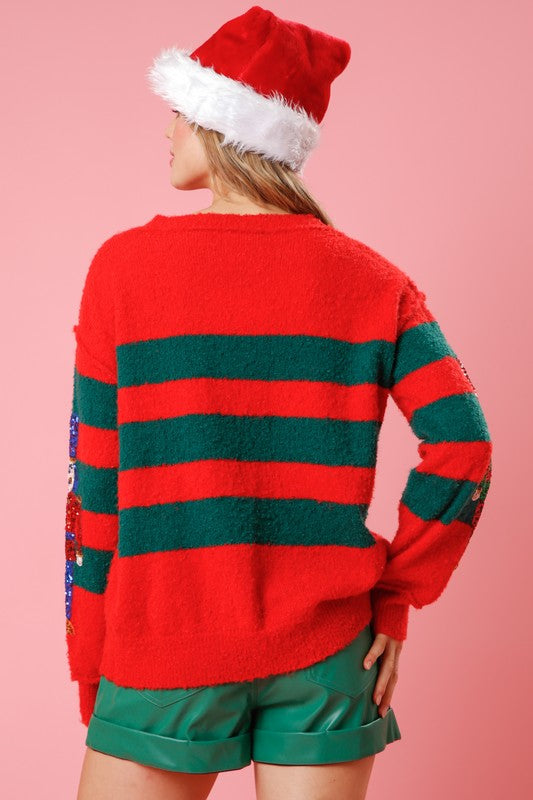 Sweater Mr. Jingle Red