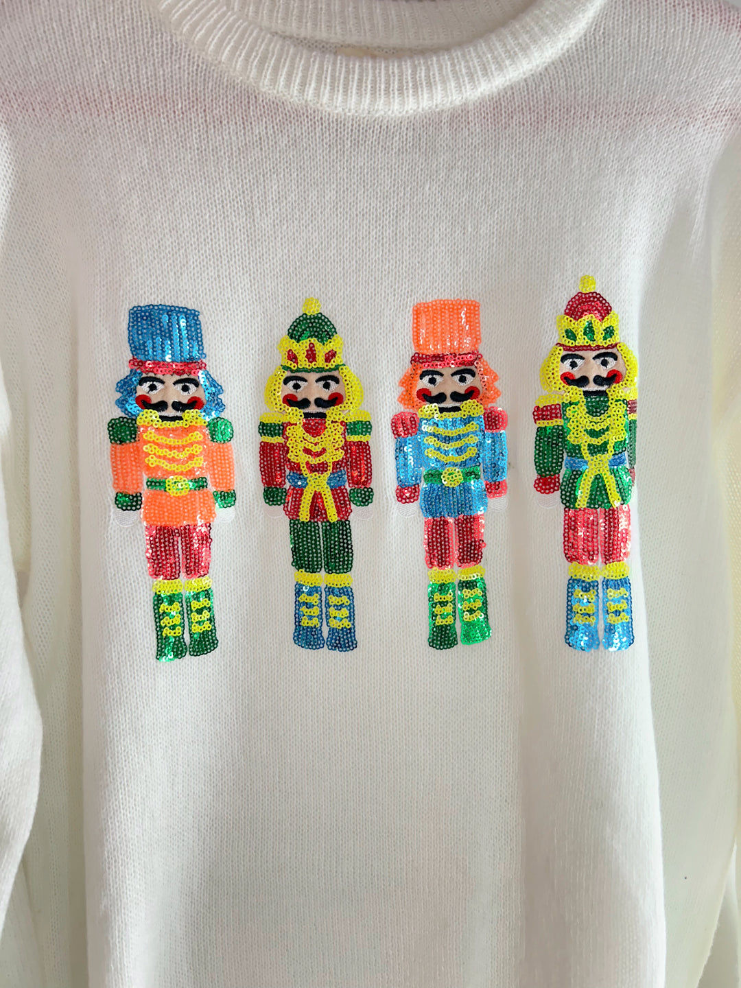 Sweater Cozy Nutcracker White