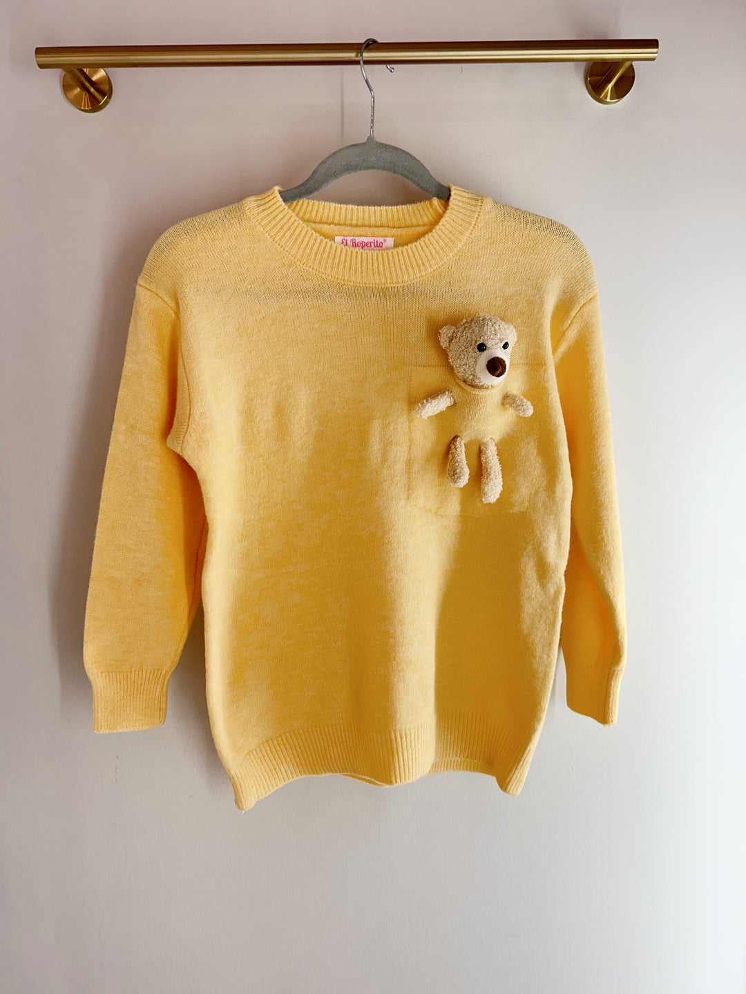 Sweater Baby Bear Yellow