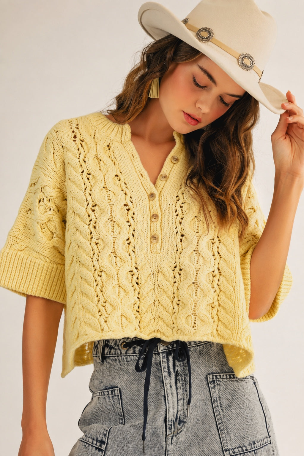 Blusa Addie Amarillo