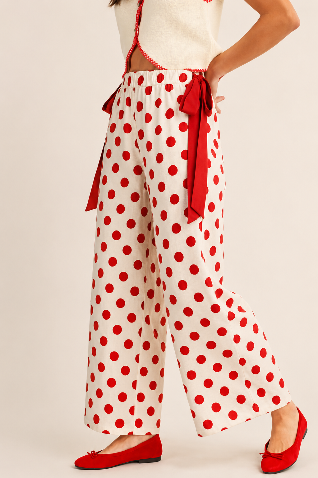 Pantalón Dotty Red