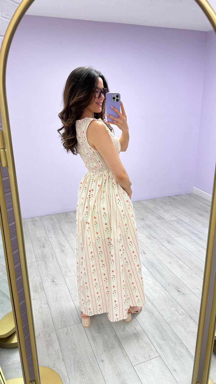 Vestido Abril Rosado