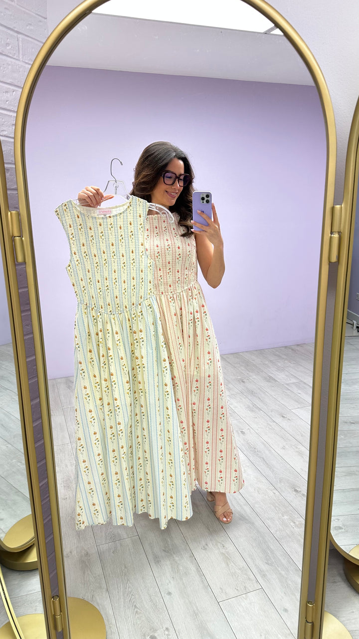 Vestido Abril Rosado
