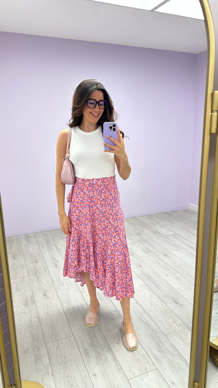 Falda Josie Coral
