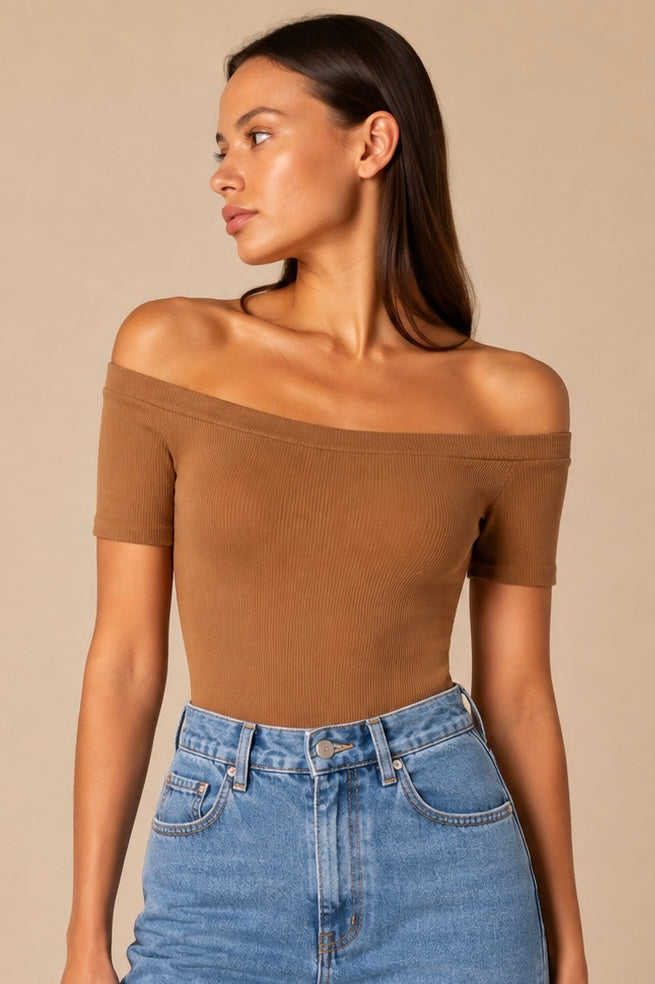 Bodysuit Becca Camel