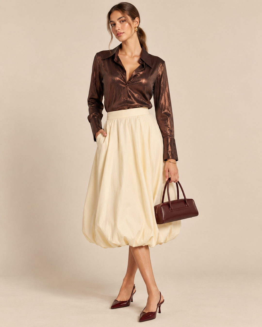 Blusa Lola Café