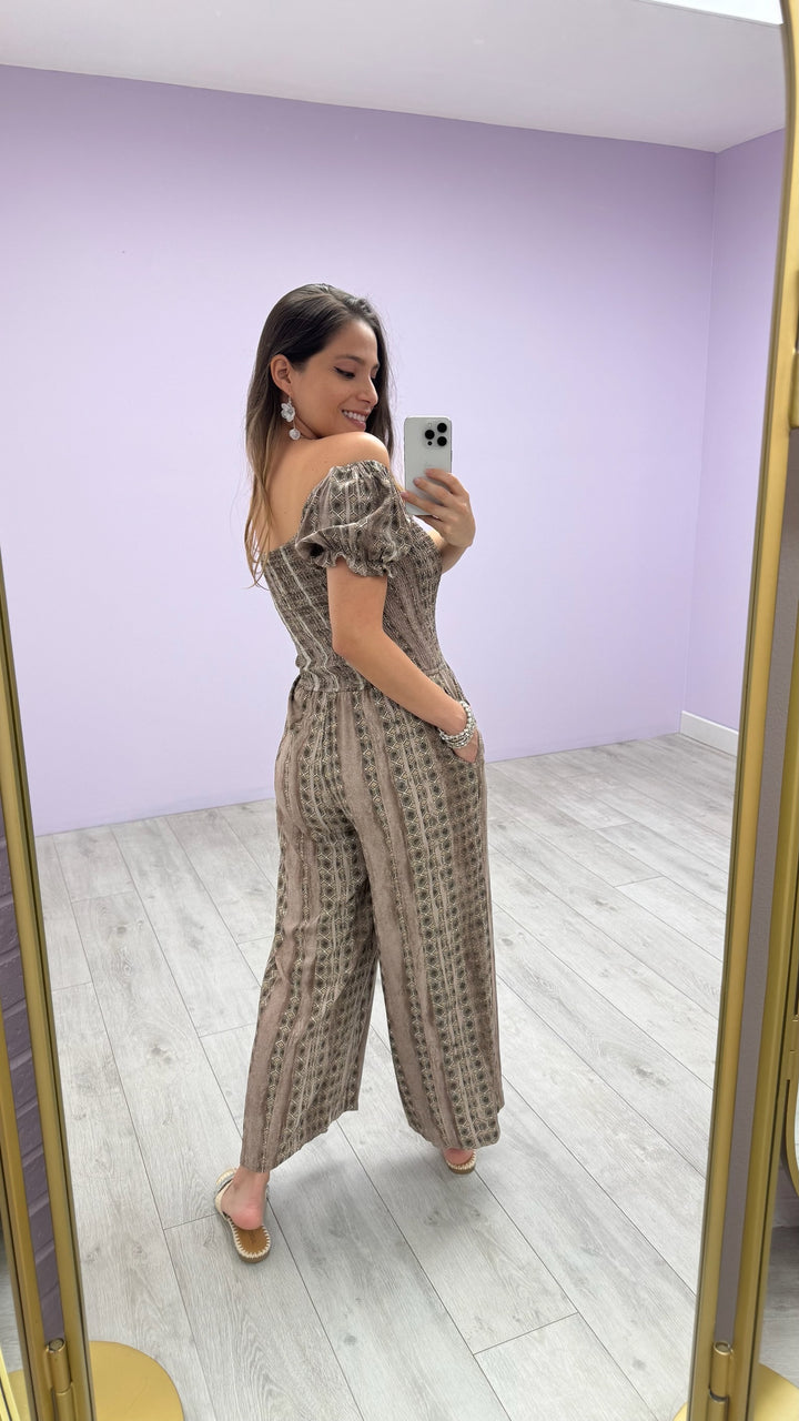 Jumpsuit Paulette Brown