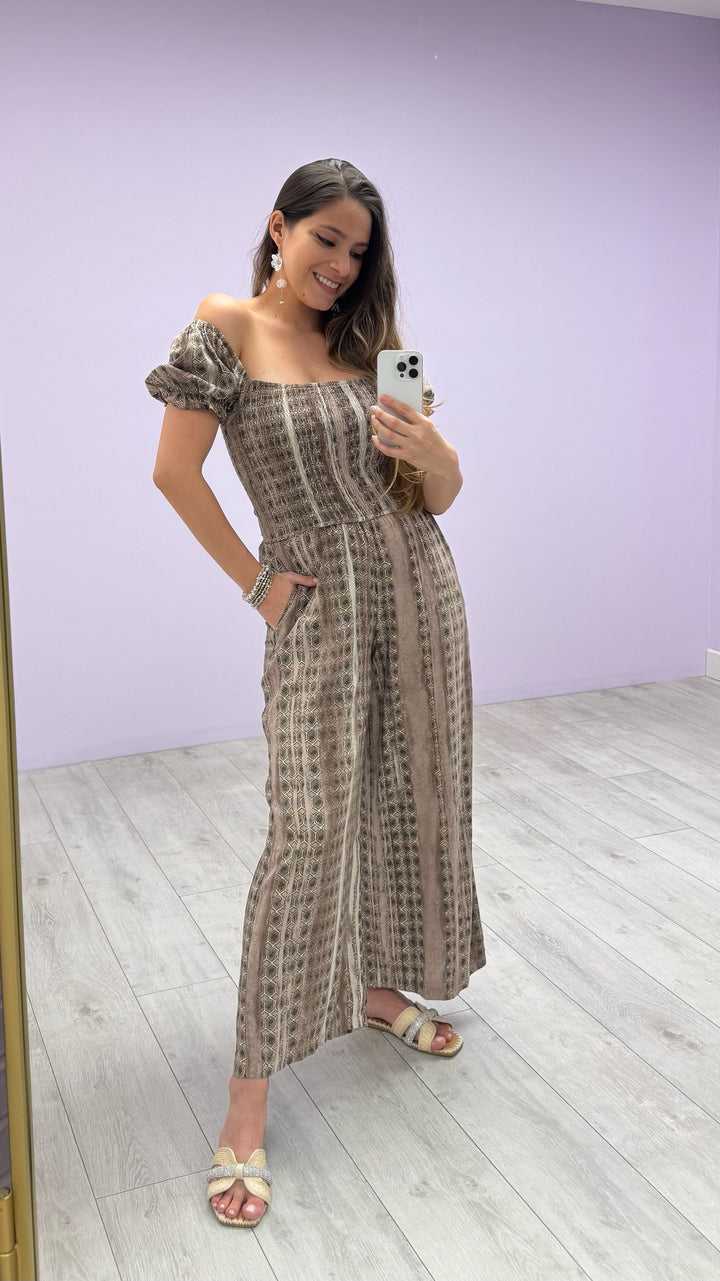 Jumpsuit Paulette Brown