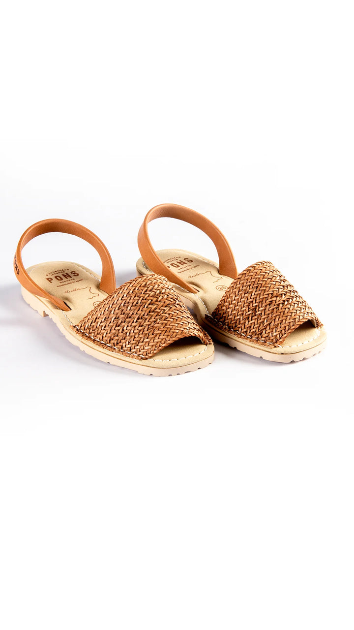 Sandalias Pons Lusaka Trenza Taupe