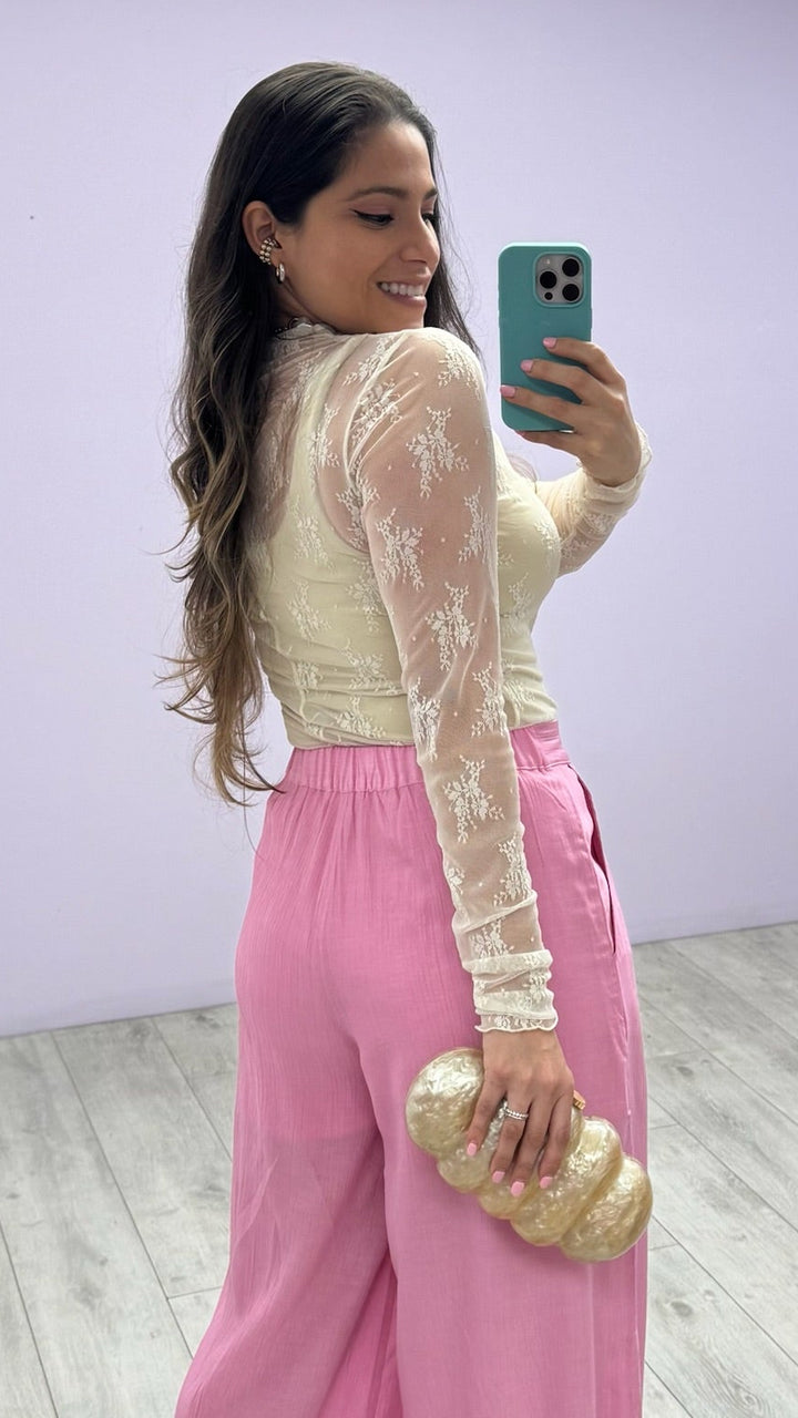 Blusa Elsa Ivory