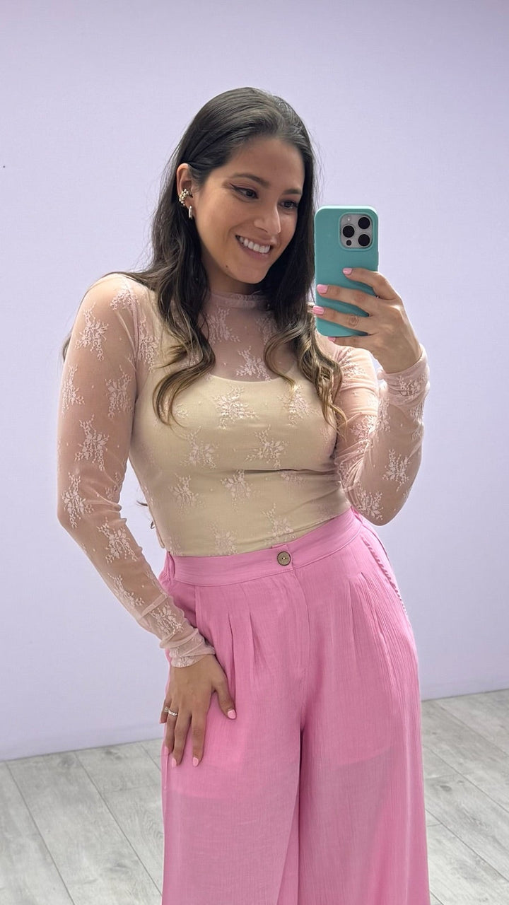 Blusa Elsa Rosada