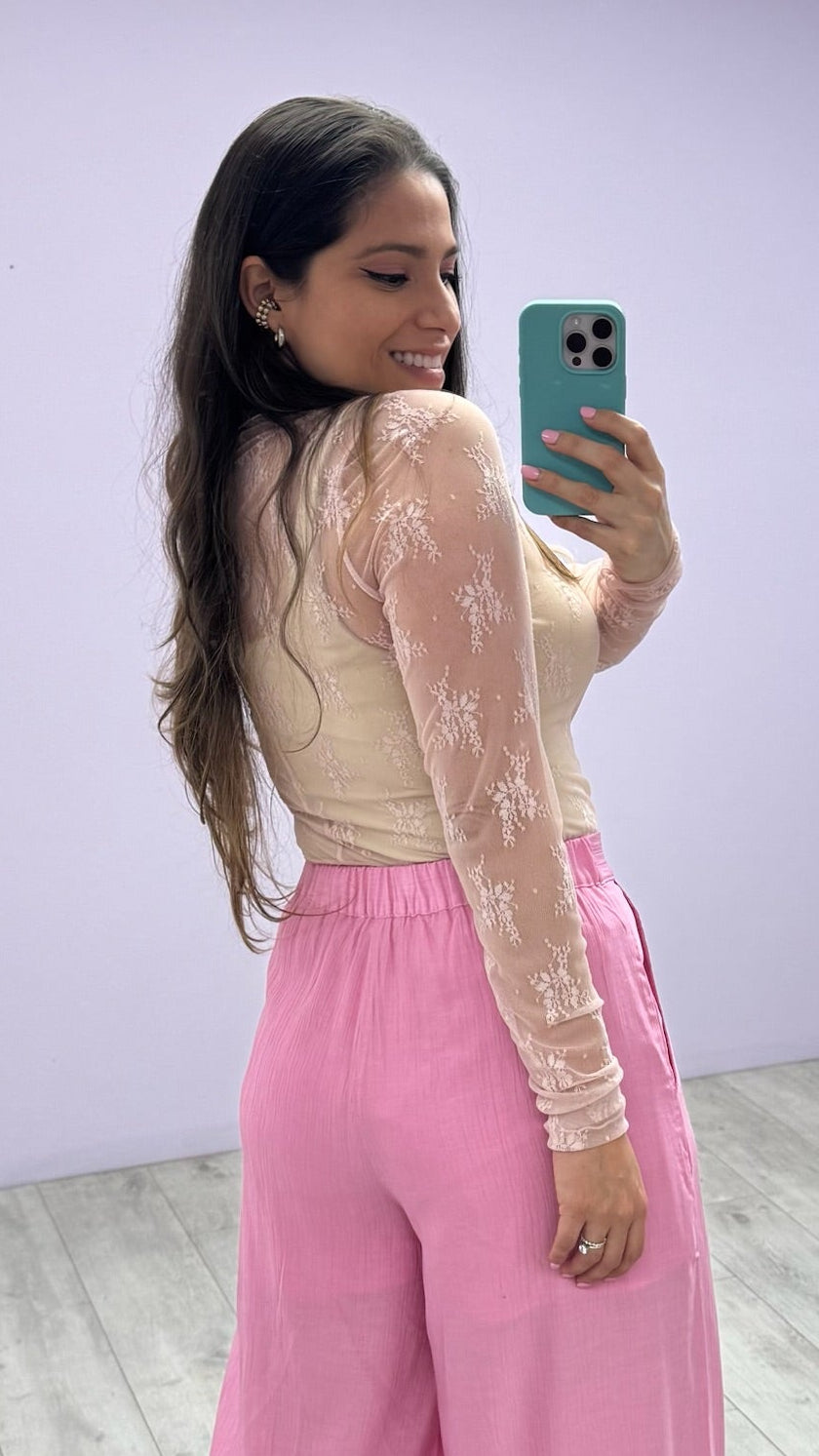 Blusa Elsa Rosada