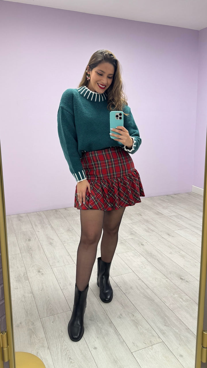 Sweater Under The Mistletoe Verde