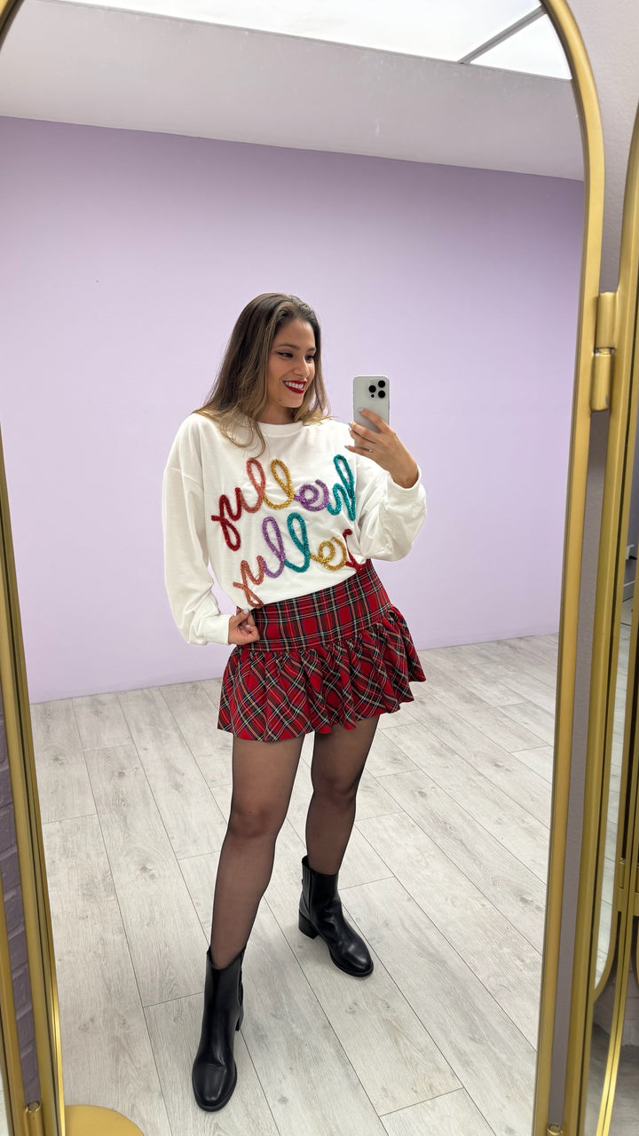 Sweater Holly Jolly White