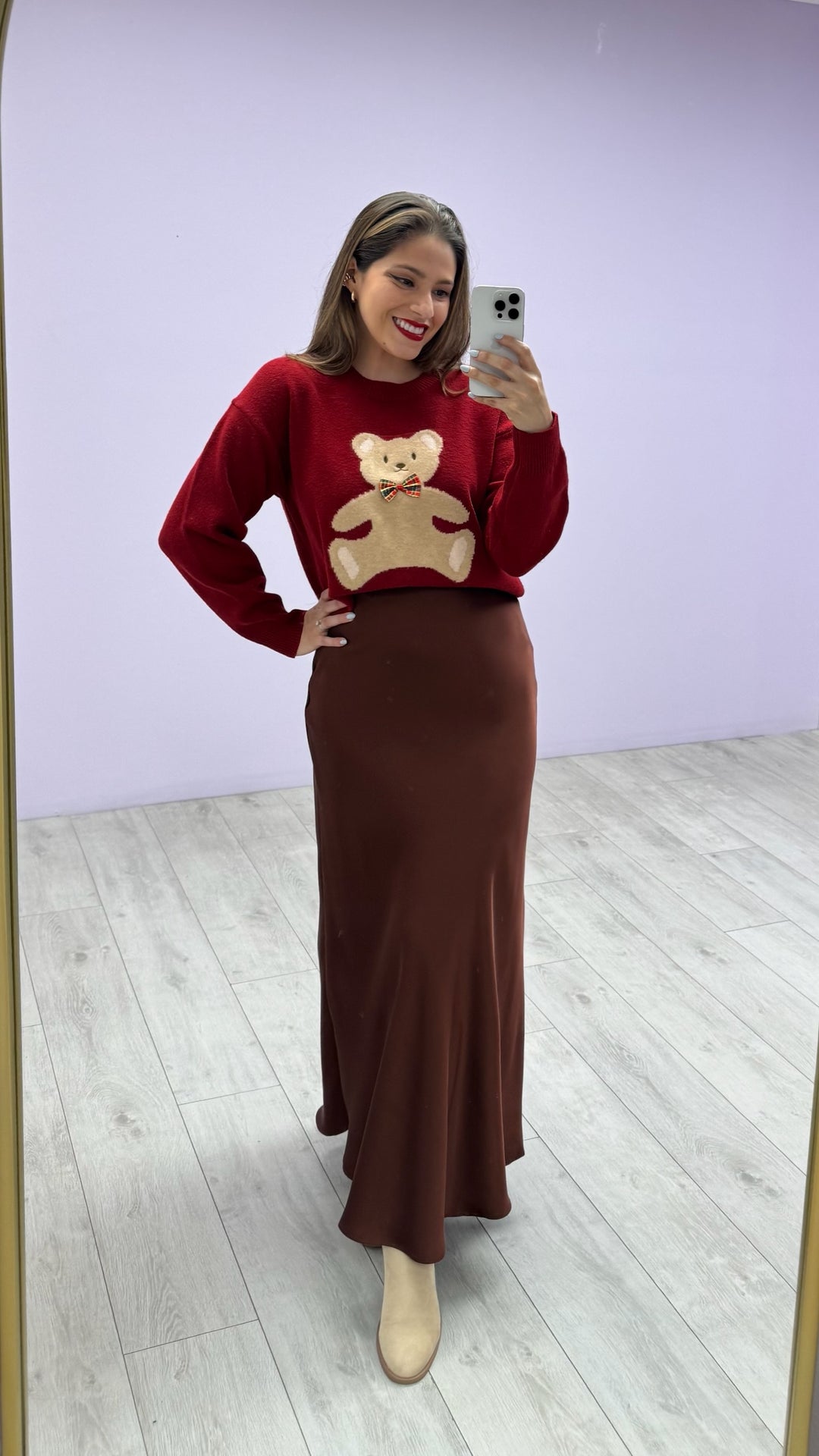 Falda Mariette Brown