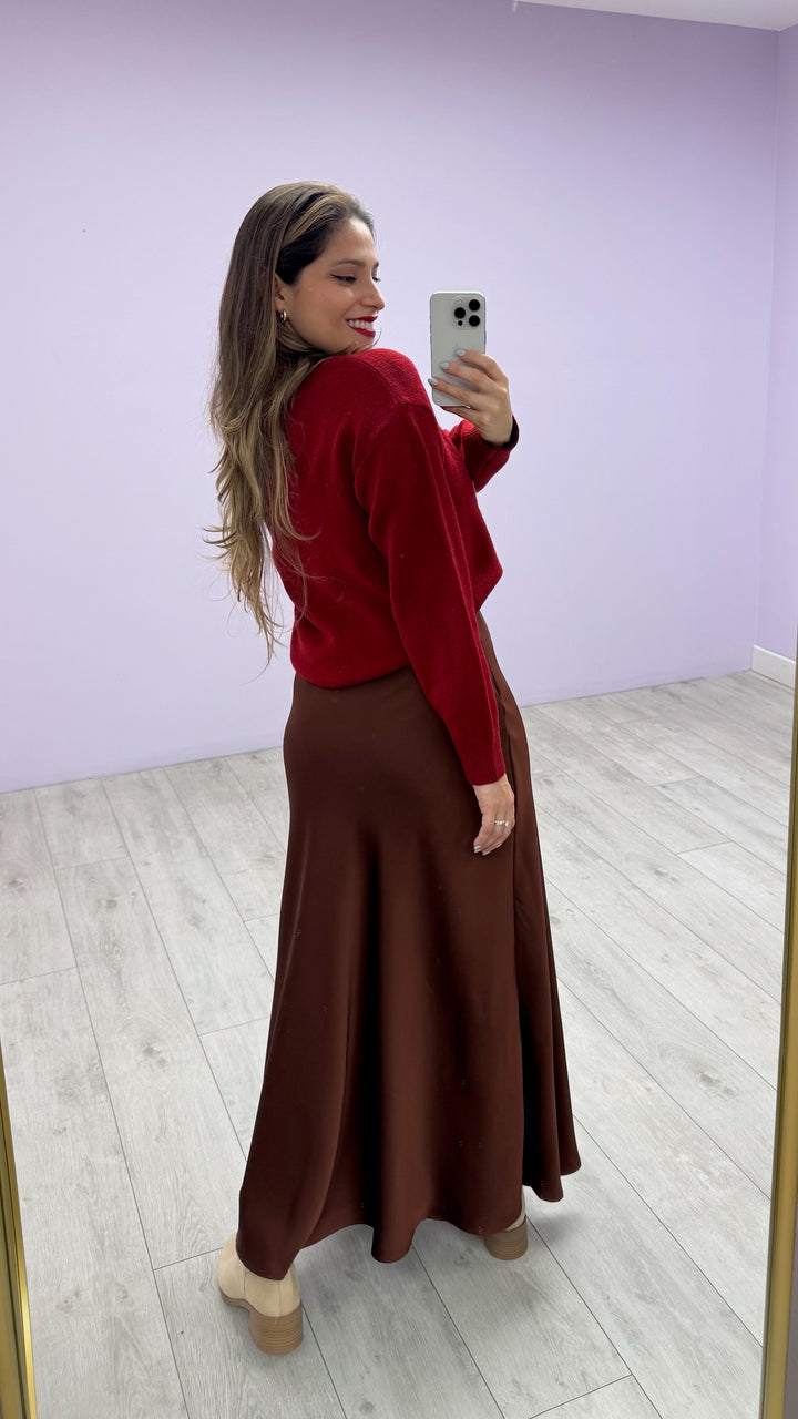 Falda Mariette Brown