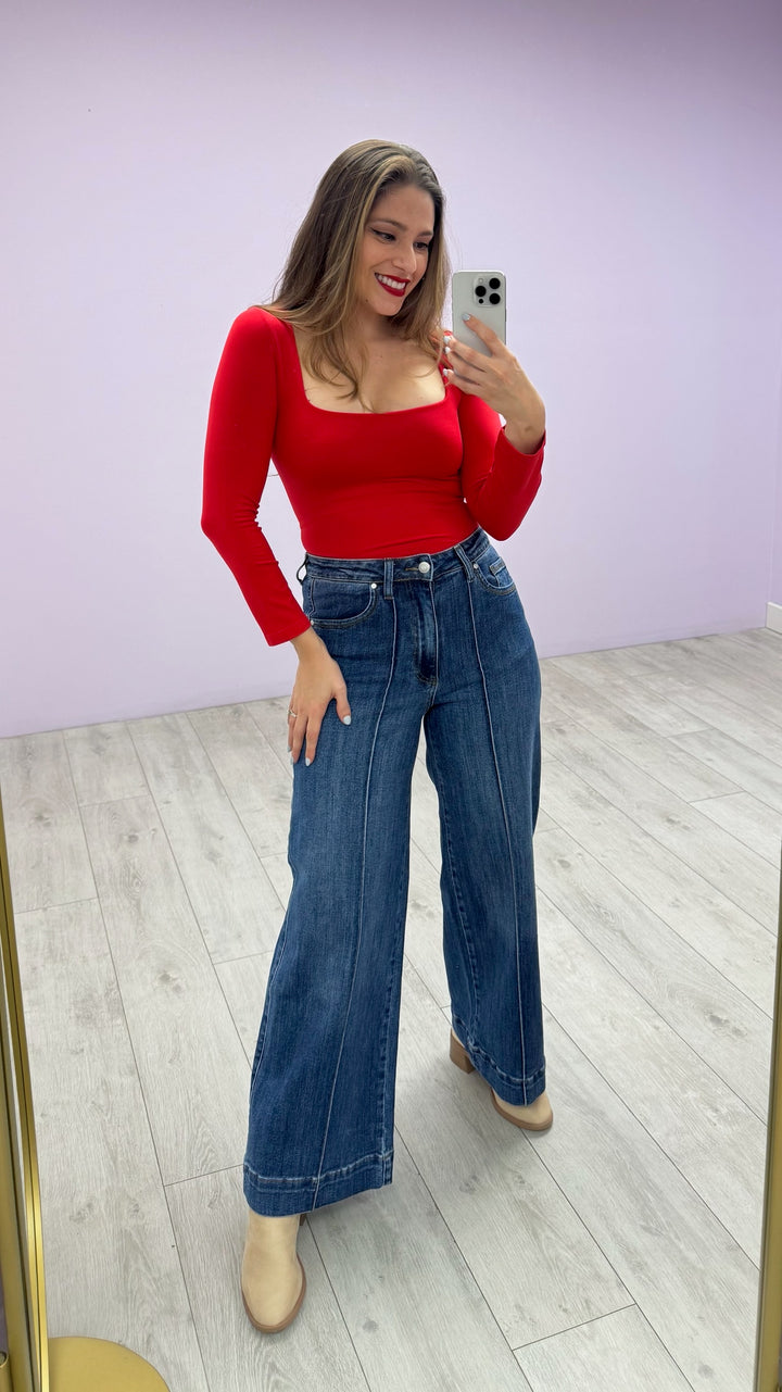 Jeans Leslie Stone Oscuro