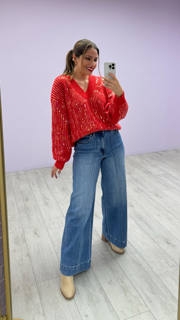 Jeans Leslie Stone Claro