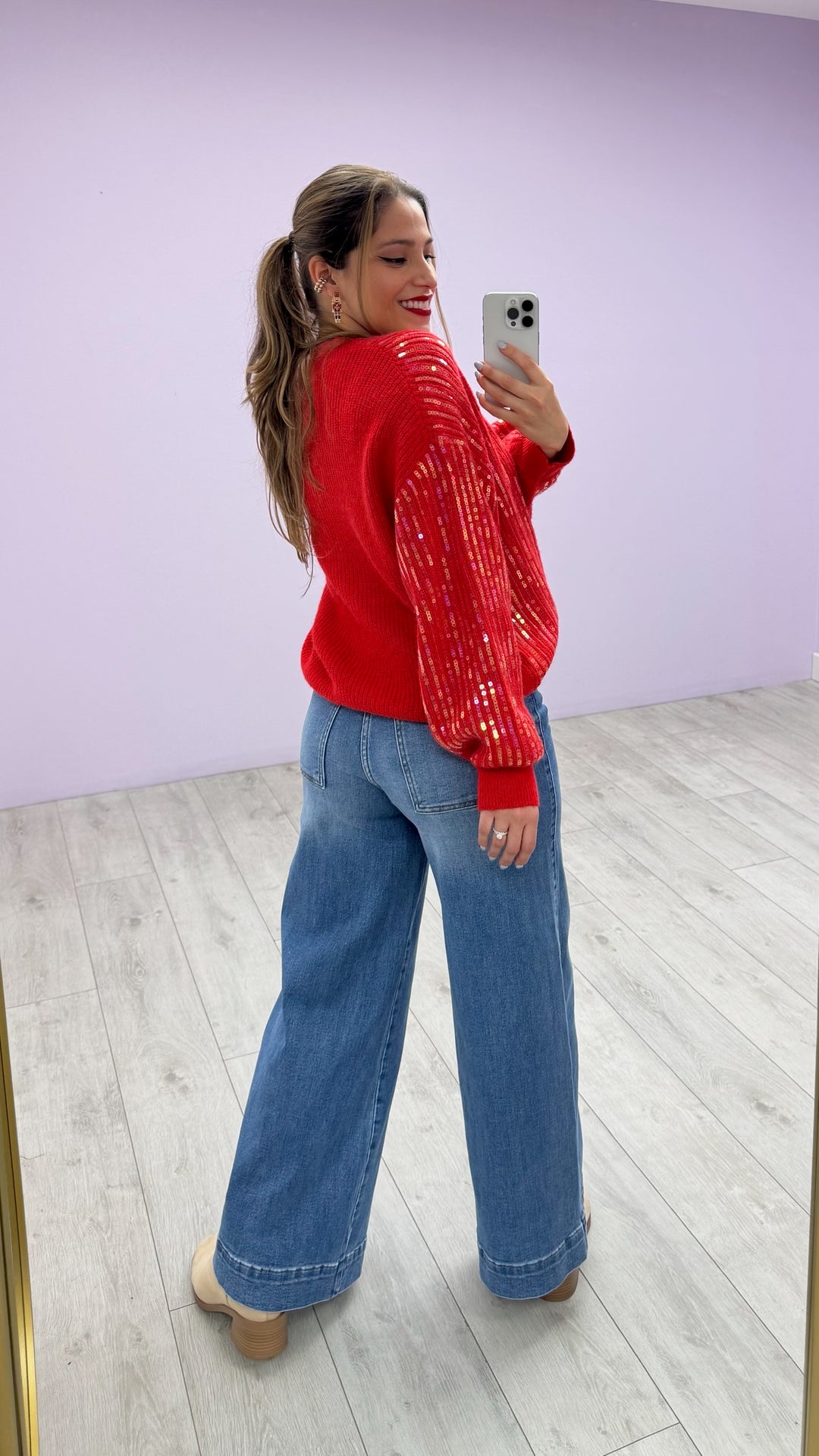 Jeans Leslie Stone Claro