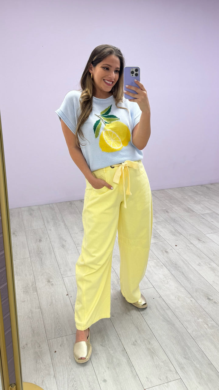 Blusa Lemon Bliss Sky