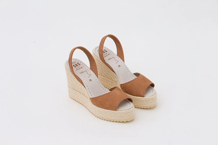 Sandalias Pons Santa Ana Nobuck Camello