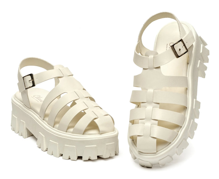 Oliva Sandalias Kendall Blanco