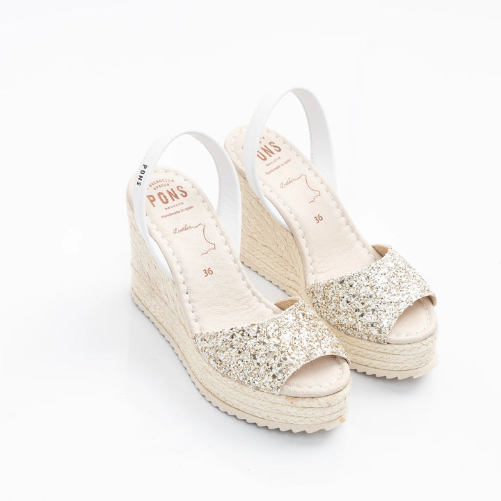 Pons Santa Ana Glitter Bleached Gold